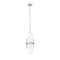 Z-Lite Cayden Pendant, 1-Light, 6.5 In.W x 16.75 In.H, Brushed Nickel/Clear + Etched Opal 1946P-ROD-BN - alternate 2